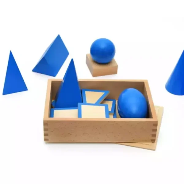 Montessori Wooden Geometric Solids- Best montessori toys