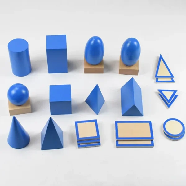 Montessori Wooden Geometric Solids- Best montessori toys