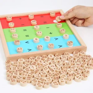 Montessori Wooden Hundred Board - Montessori Educational Toys