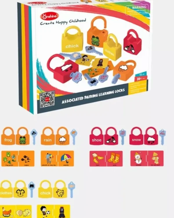 NEW! Onshine Pairing Locks - Fine motor skills toys