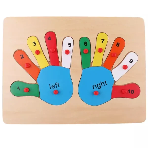 Number Hands Puzzle- Fine motor skills toys