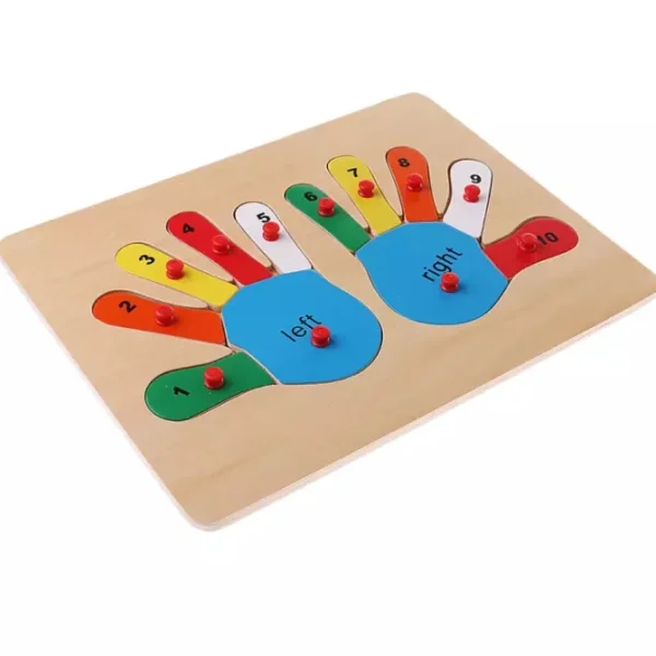 Number Hands Puzzle- Fine motor skills toys