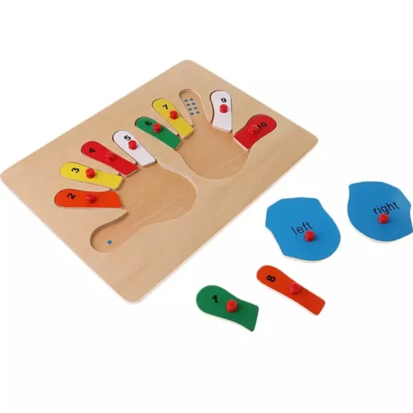 Number Hands Puzzle- Fine motor skills toys