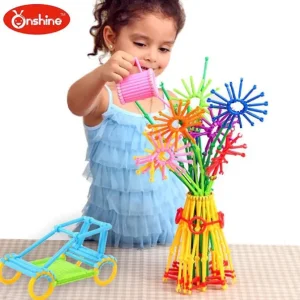 Onshine Geometry Plug Puzzle Building Blocks 800PCS - Open ended wooden toys