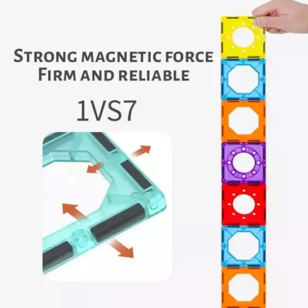 Onshine Magnetic Tiles Marble Run- Open ended wooden toys