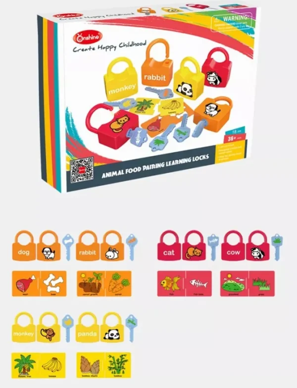 Onshine Number locks & Alphabet locks - Fine Motor Skills Toys