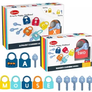 Onshine Number locks & Alphabet locks - Fine Motor Skills Toys