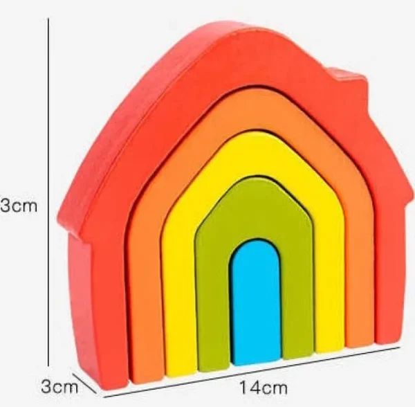 Open-Ended Play Set - Wooden House, Trees, People and Cars