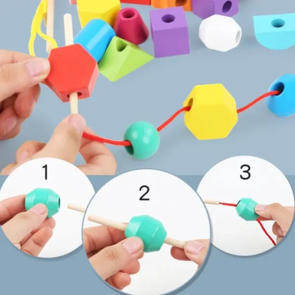 Patterning and Threading Beads- The Best Fine Motor Toys