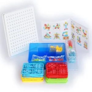 310PCS Creative Mosaic Electronic Kit with Electronic Drill- Fine motor skills toys