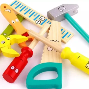 34 PCS Wooden Tool Box - Best Open Ended Toys