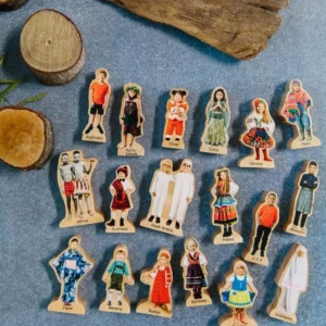 People Around the World - Wooden toys