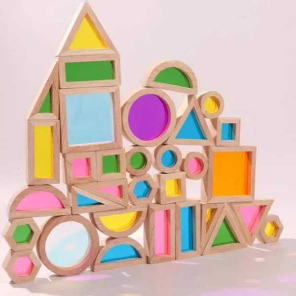 32 pieces Rainbow Blocks - Best Open Ended Toys