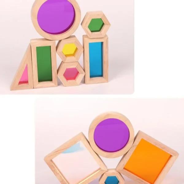 32 pieces Rainbow Blocks - Best Open Ended Toys