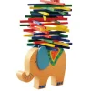 40 Pieces Wooden Elephant Balancing Stacking Game - Fine motor skills toys