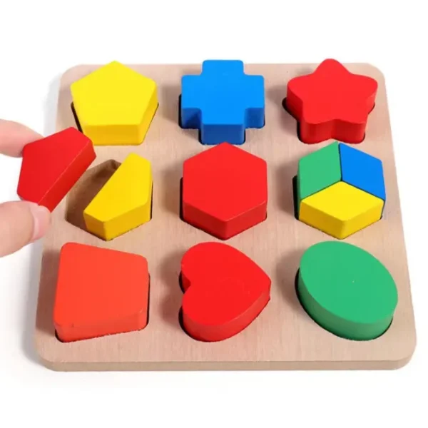 9 Sections Wooden Teaching Aid - Best Mathematical Teaching Toys