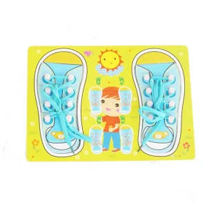 Shoe Tie Board Self care life skills-Fine motor skills toys