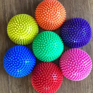 Spiky Half Ball Cushion for Games and Balance Set of 7- Best Sensory Toys