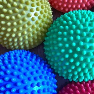 Spiky Half Ball Cushion for Games and Balance Set of 7- Best Sensory Toys