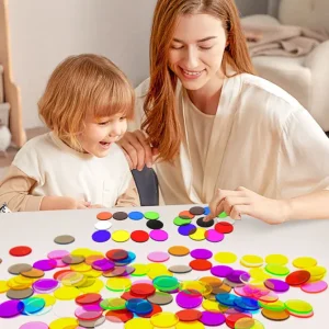 Translucent Counters Round - 300pc