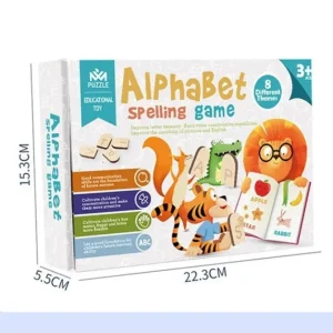 Wooden Alphabet Spelling Game - Best alphabet learning toys