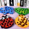 Wooden Animal Threading Rope Game - Fine Motor Skills Toys