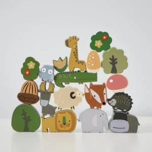 Wooden Animals in the Forest-Opened Ended Play