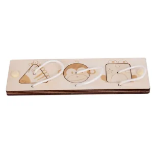 Wooden Animals Shape Puzzle 3 Sets - Fine Motor Montessori Toys