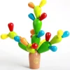 Wooden Aphabet Cactus - Fine motor skills toys