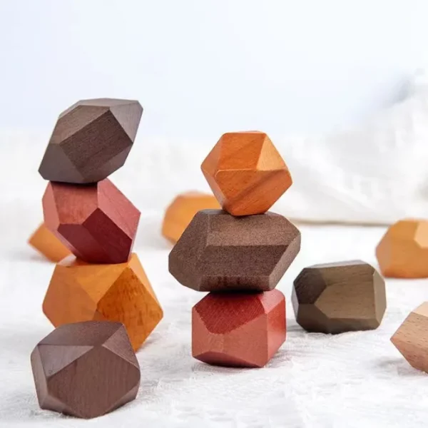 Wooden Balance Blocks 10pcs/16pcs different styles - Open Ended Toys