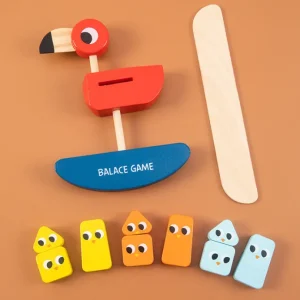 Wooden Bird Balance Game - Mathematics Educational Toys