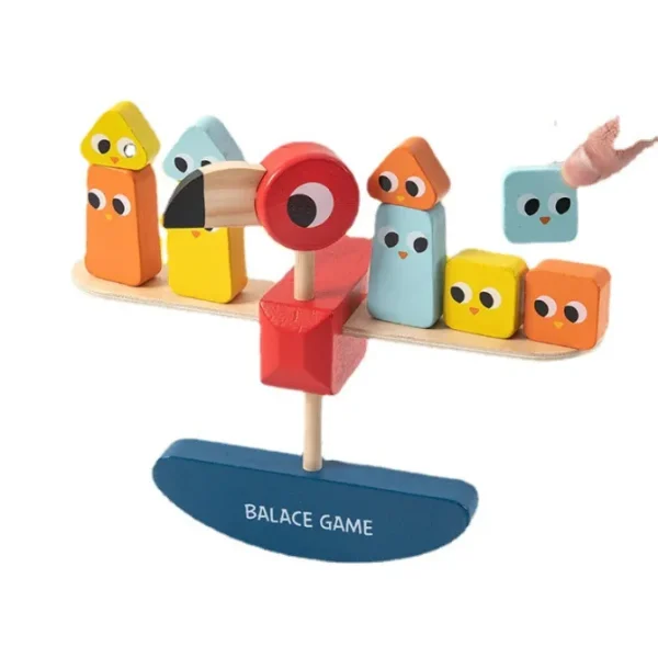 Wooden Bird Balance Game - Mathematics Educational Toys