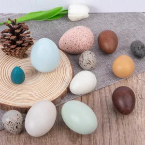 Wooden Birds’ Eggs- Open ended wooden toys