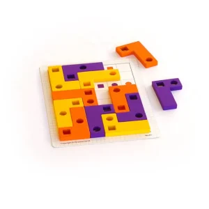 Wooden Block L Shape Logical Puzzle-Mathematics toys