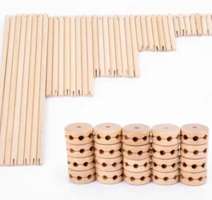 Wooden building Game - Open Ended Wooden Toys