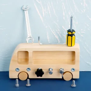 Wooden Busy Bus - Fine Motor Toys