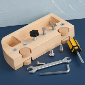 Wooden Busy Bus - Fine Motor Toys