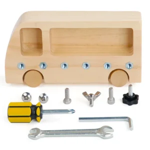 Wooden Busy Bus - Fine Motor Toys