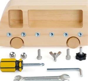 Wooden Busy Bus - Fine Motor Toys