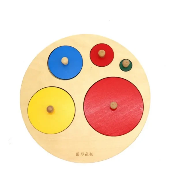 Wooden Circle Puzzle- Best montessori toys