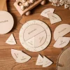 Wooden Clock Puzzle - Best Mathematical Toys