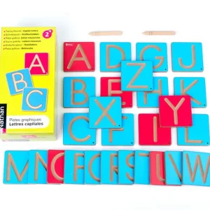 Wooden Colourful Tracing Boards - Best Alphabet and Number Learning Toys