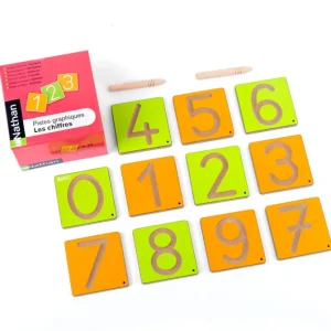 Wooden Colourful Tracing Boards - Best Alphabet and Number Learning Toys