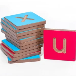 Wooden Colourful Tracing Boards - Best Alphabet and Number Learning Toys