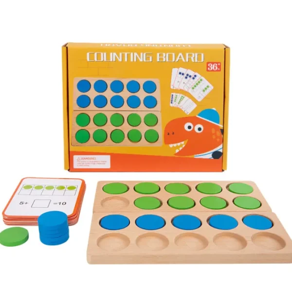 Wooden Counting Board - Mathematics Educational Toys