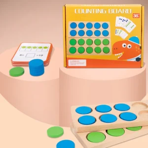 Wooden Counting Board - Mathematics Educational Toys