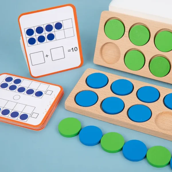 Wooden Counting Board - Mathematics Educational Toys