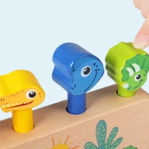 Wooden Dinosaur Pop-Up - Open Ended Wooden Toys