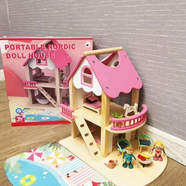 Wooden Doll House - Best Open Ended Toys