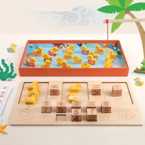 Wooden Duck Counting Game - Mathematics Educational Toys